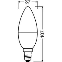 LEDVANCE 4058075144309 LED fényforrás E14 6W 470 lm 2700K állítható fényárnyalat 200 fok, dimmable, távirányítóval #3