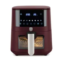 Berlinger Haus LP-BH-271 Leonardo Collection burgundi 5L digitális forrólevegős sütő