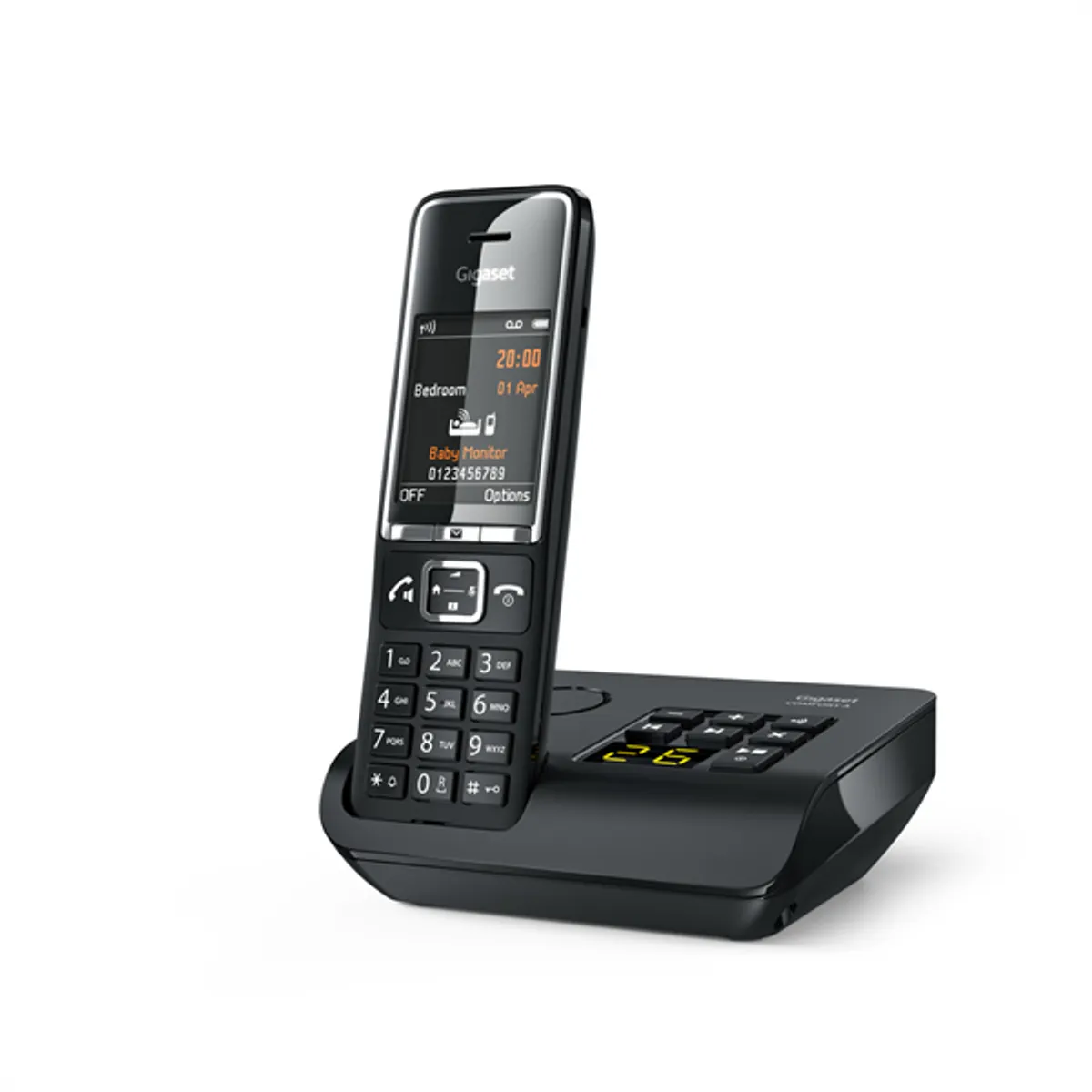 GIGASET S30852-H3021-S204 Comfort 550A 2,2" kijelző fekete DECT üzenetrögzítő #2