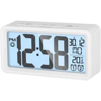 SENCOR 35050545 Ébresztőóra hőmérséklet kijelzővel 2xAAA digitális Fehér 129x67x40 mm #1