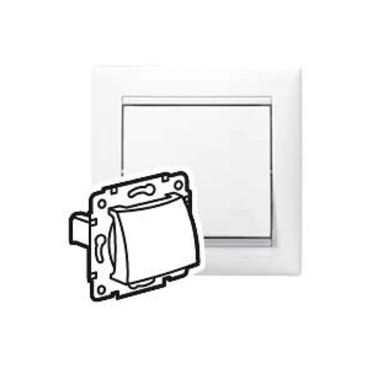Legrand 774447 Valena fehér kábelkivezető #1