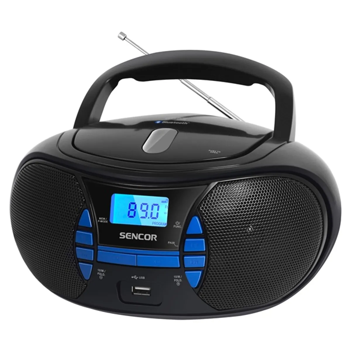 SENCOR 35057851 Boombox Bluetooth MP3 lejátszás Rádió CD USB hordozható 3,0 W #1