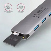 Axagon HMC-HCR3A 5in1 USB-C hub 3x USB-A, HDMI, SD és microSD olvasó, 20 cm kábel #3