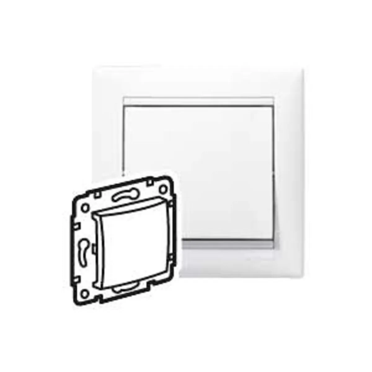 Legrand 774446 Valena fehér vakfedél #1