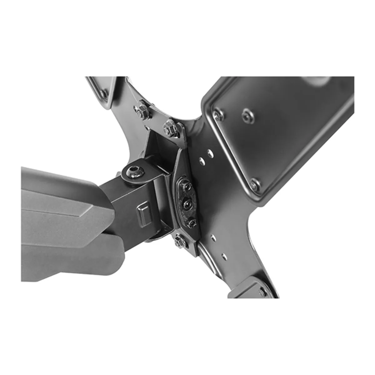 Stell 35050129 fali konzol Sho 3620 23-70" gázrugós dönthető 10 fok forgatható 90 fok VESA 75x75-400x400 acél fekete 30 kg #7