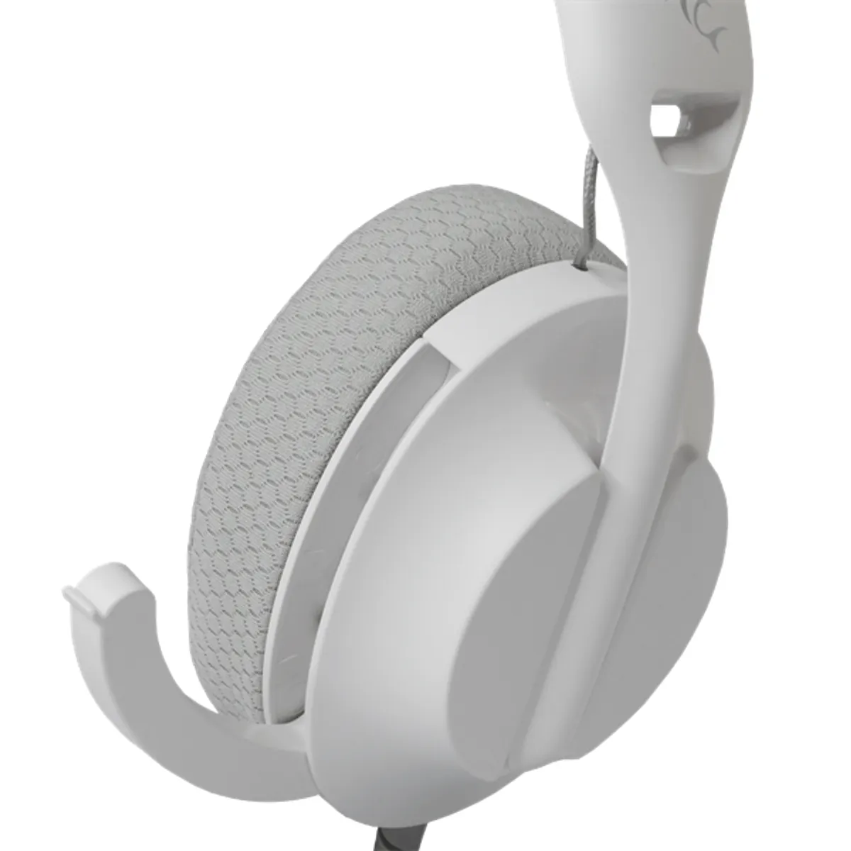 White Shark WS GH-2440W-G Parrot-WG 40 mm, 30 ohm, 20-20000 Hz, 121 dB, -38 dB mikrofon, 180 cm kábel, 3,5 mm jack, fehér-szürke #5