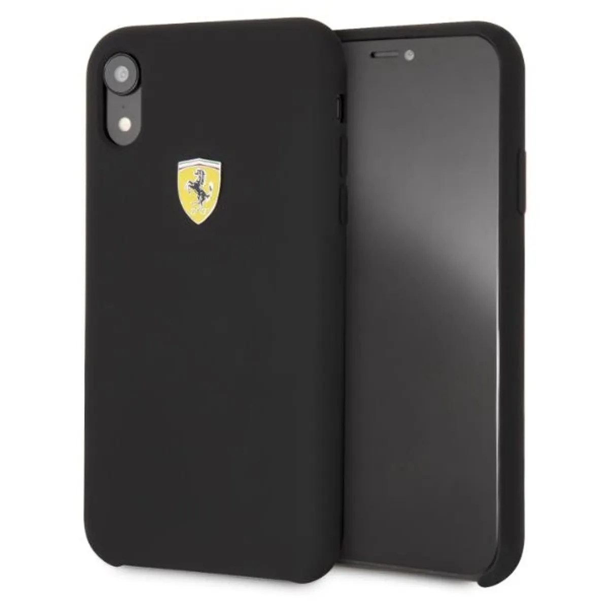 Ferrari FESSIHCI61BK iPhone XR tok szilikon fekete Apple kompatibilitás 6,1" #1