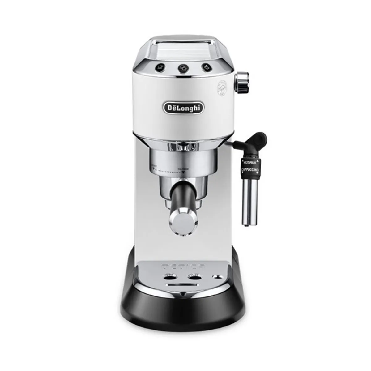 DELONGHI 0132106273 Dedica EC 685.W fehér rozsdamentes acél 15 bar 1,1 L 2 csésze #1