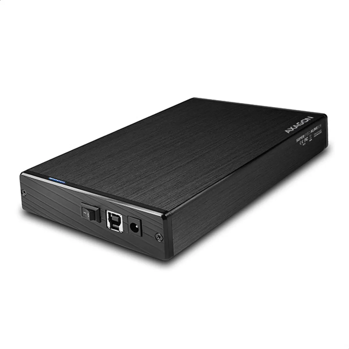 AXAGON EE35-XA3 ALINE Box Alumínium Fekete USB 3.0 3.5" SATA külső #2
