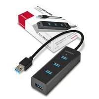 Axagon HUE-S2B USB 3.0 hub 4-portos 30 cm kábel #5