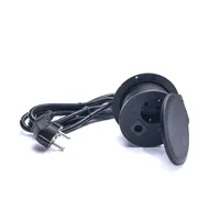 TOO GPS-105-1B süllyesztett hálózati elosztó fekete 1.8 m USB-A USB-C Qi töltés IP20 #2