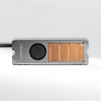 AXAGON CLR-M2FAN M.2 hűtőborda ventilátorral 22x80 mm PWM #2