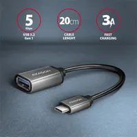 AXAGON RUCM-AFAC USB-C USB-A adapter 20 cm szürke #2