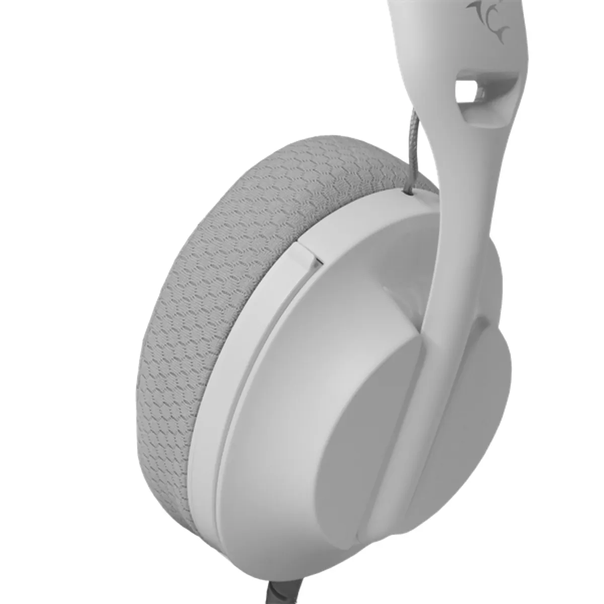 White Shark WS GH-2440W-G Parrot-WG 40 mm, 30 ohm, 20-20000 Hz, 121 dB, -38 dB mikrofon, 180 cm kábel, 3,5 mm jack, fehér-szürke #6
