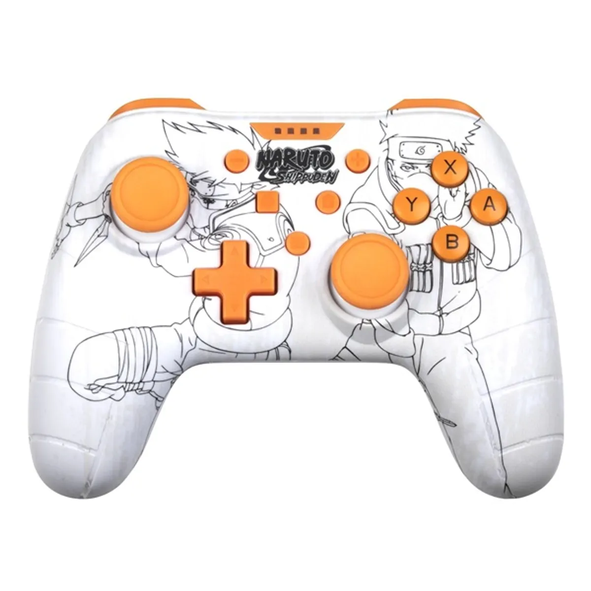 KONIX KX-NAR-SW-PAD-WHI Naruto Nintendo Switch és PC vezetékes kontroller fehér 3m USB #1