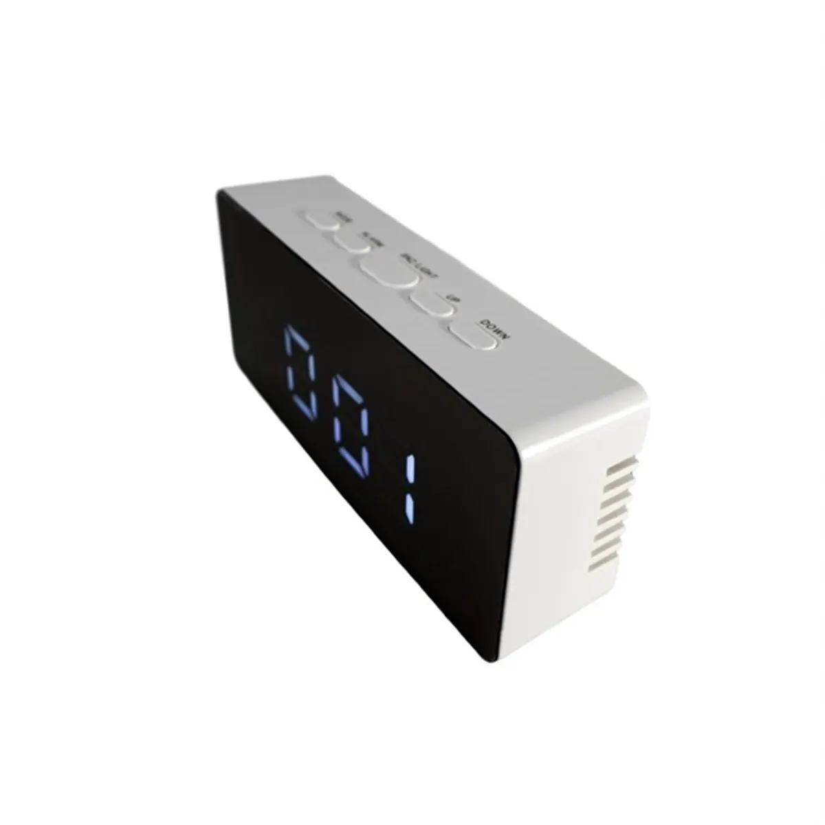 TOO DC-200-W ébresztőóra hőmérséklet kijelzővel led kijelző fehér 3xAAA elem #2