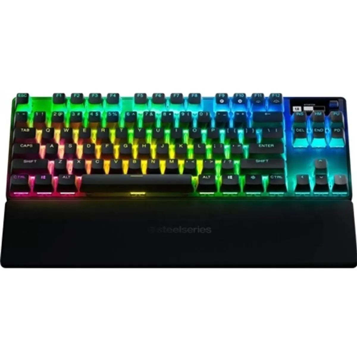 Steelseries 64866 Apex Pro TKL OmniPoint 2.0 állítható kapcsolók OLED kijelző RGB világítás Bluetooth USB fekete #1