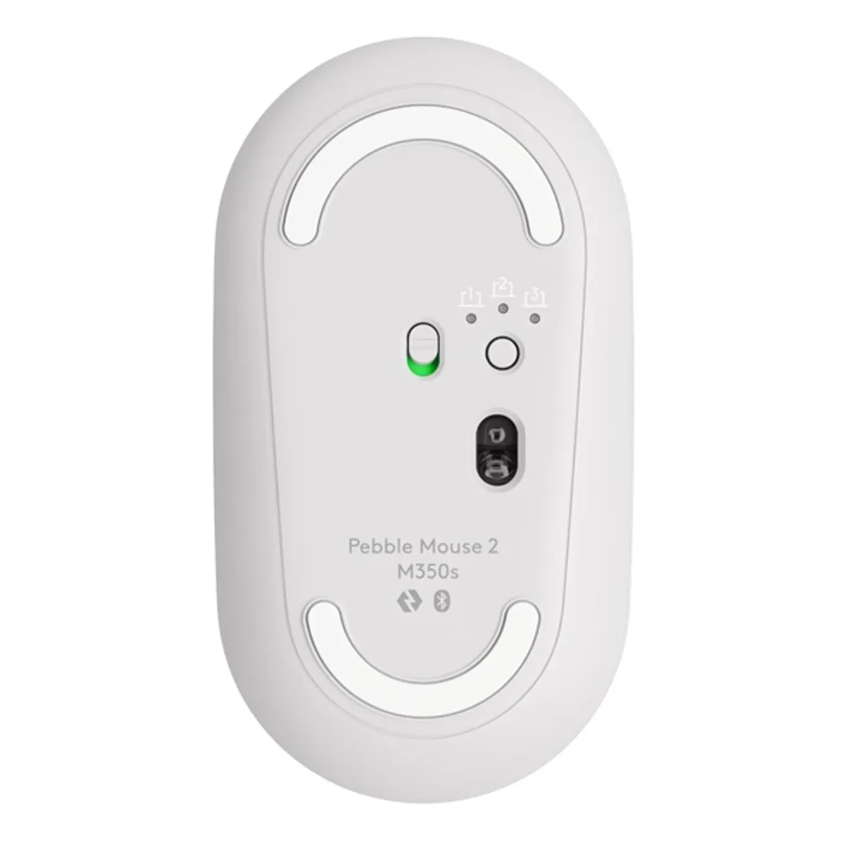 Logitech 910-007013 Pebble Mouse 2 M350s Mini fehér Bluetooth 4000dpi halk kattintás kétkezes #5
