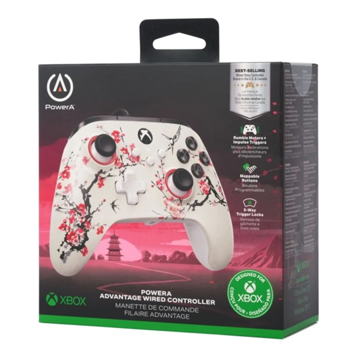 POWERA XBGP0180-02 Kontroller Vajszín Mintás Vezetékes 300 cm 11 gomb Xbox One Xbox Series kompatibilis #10