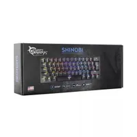 WHITE SHARK WS GK-2022B-R-US SHINOBI 61 gombos kompakt mechanikus piros rgb USB-C 1,8 m USA kiosztás #5