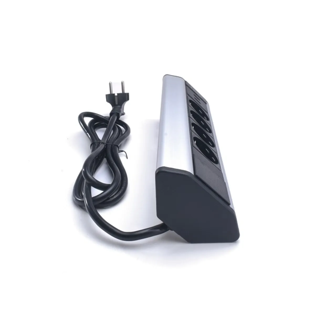 TOO VPS-317-4S elosztó 4x SCHUKO, USB-A, ezüst, 1,8 m, IP20, asztalra rögzíthető #3
