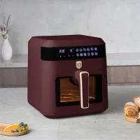 Berlinger Haus BH-9687 forrólevegős sütő matt bordó 6,3 L #6