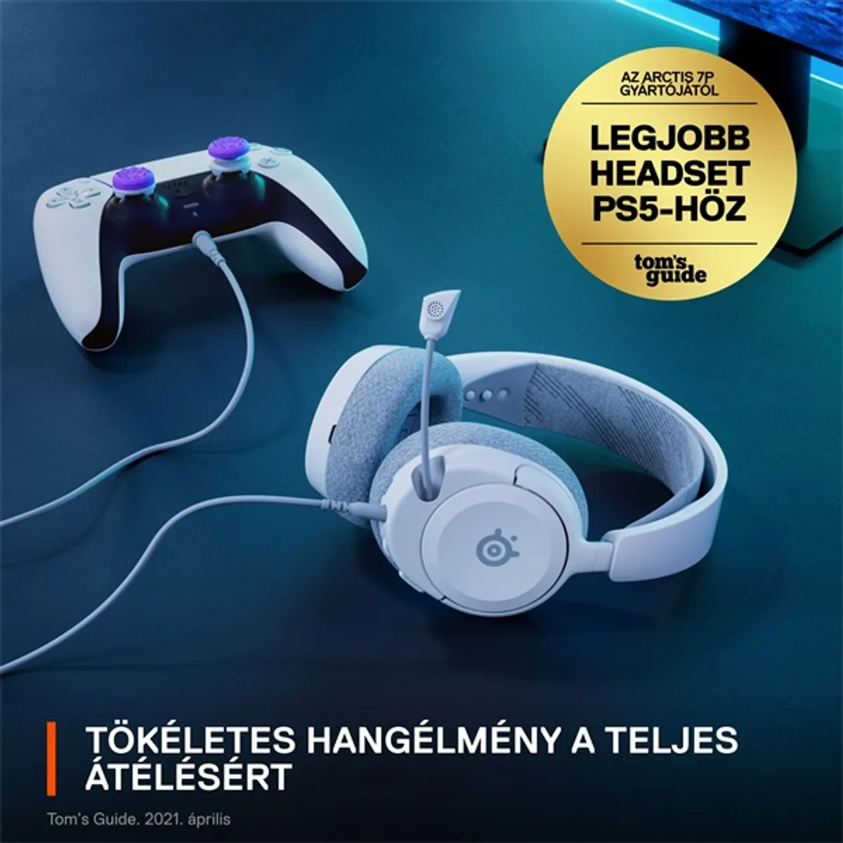 SteelSeries 61612 Arctis Nova 1P fehér 120 cm 3,5 mm zajcsökkentős mikrofon #6