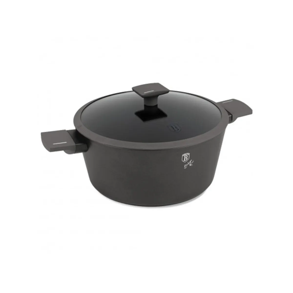 Berlinger Haus BH8133 lábas fedővel 8L 30 cm indukciós alumínium tapadásmentes antracit #1