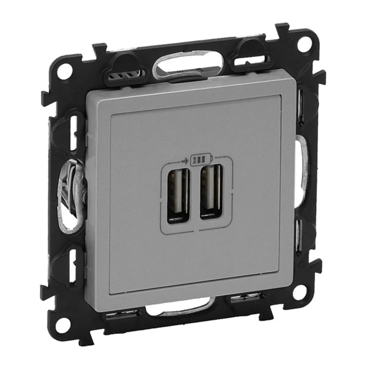 Legrand 753312 Valena life Alumínium USB töltő #1