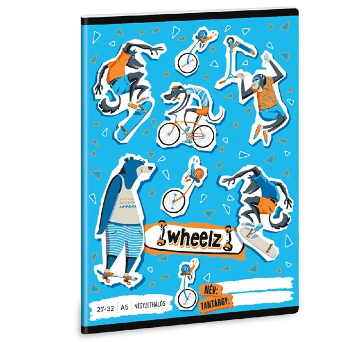 Ars Una 53632623 Wheelz 23 A5 32 kockás mintás füzet #1