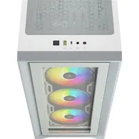 CORSAIR CC-9011205-WW iCUE 4000X RGB ATX fehér 3x120mm USB 3.0 fejhallgató csatlakozó mikrofon csatlakozó 2x3,5" külső 2x5,25" külső 2x3,5" belső #5