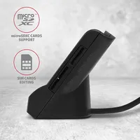 AXAGON CRE-SM2 smart kártyaolvasó 4-nyílású SD, microSD, SIM USB 2.0 #4