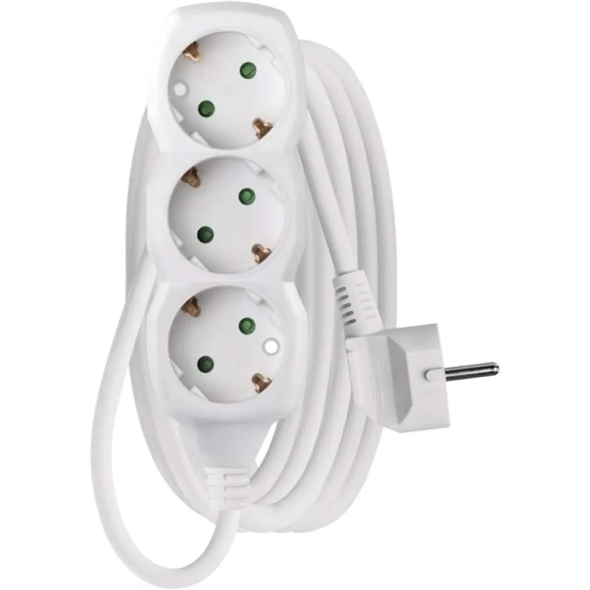 Emos P0323R elosztó 3m 3x SCHUKO 250V~16A max 3680W fehér H05VV-F3G 1,5 mm2 #1