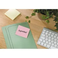 Post-it 7100259123 jegyzettömb 76x76mm 100 lapos újrahasznosított PEFC vegyes #4