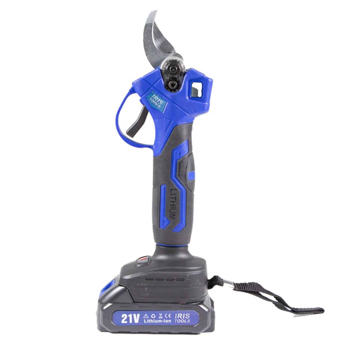 IRIS TOOLS ITSM-100 Akkumulátoros metszőolló szett 21 V 30 mm vágás erősített acél pengék 2 akkumulátor #1