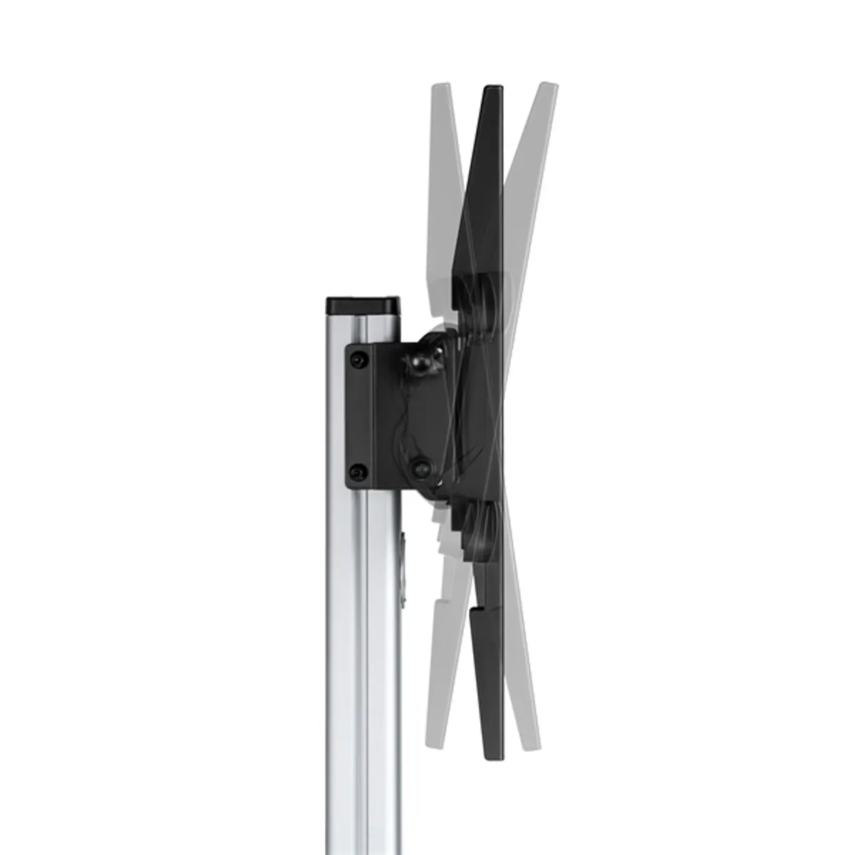 SBOX FS-444 mobil TV-állvány 37"-86" VESA 600x400 teher 50 kg magasság 1200-1600 mm kábelrendező döntés 5-10 fok #5
