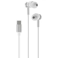 Devia ST108783 Smart Series M1 Metal 2.0 fülhallgató Type-C ezüst zajszűrős #3