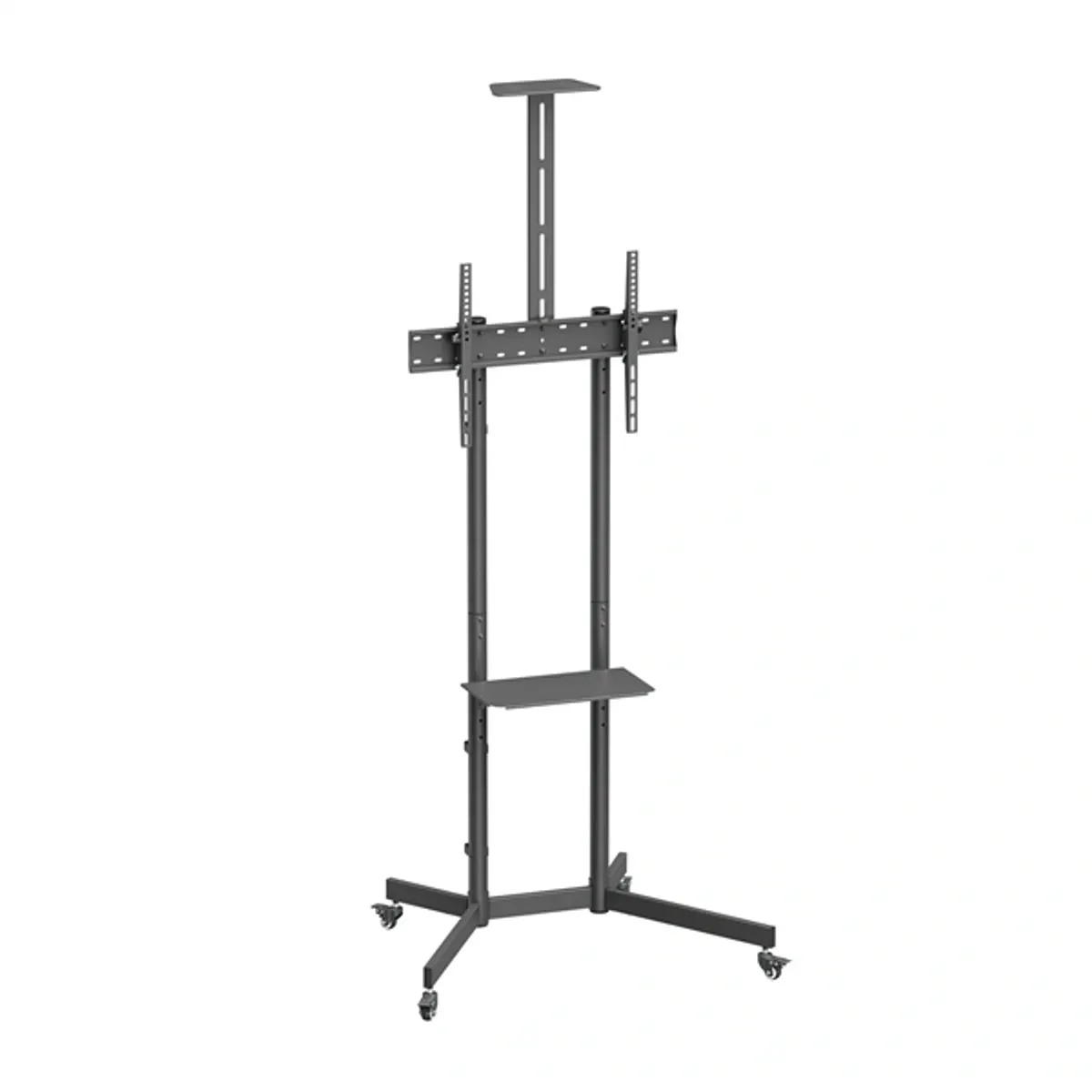 SBOX FS-401-2 guruló tévé állvány 37"-70" 600x400 45 kg döntés 12 fok magasság 1337-1445 mm #9