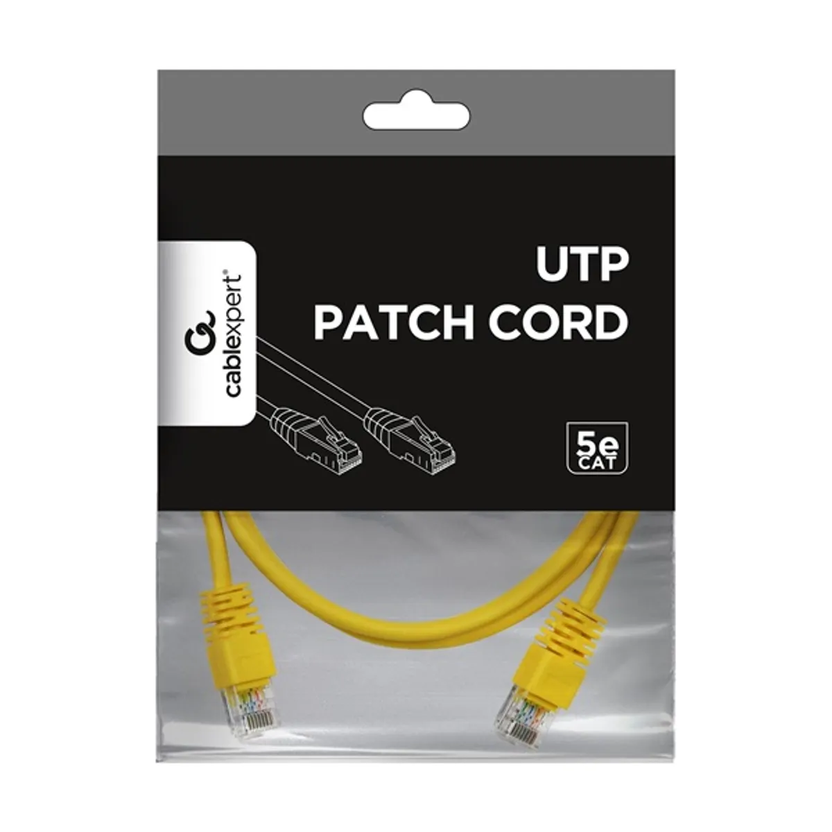 GEMBIRD PP12-2M-Y patchkábel CAT5e UTP 2m sárga RJ45 #2