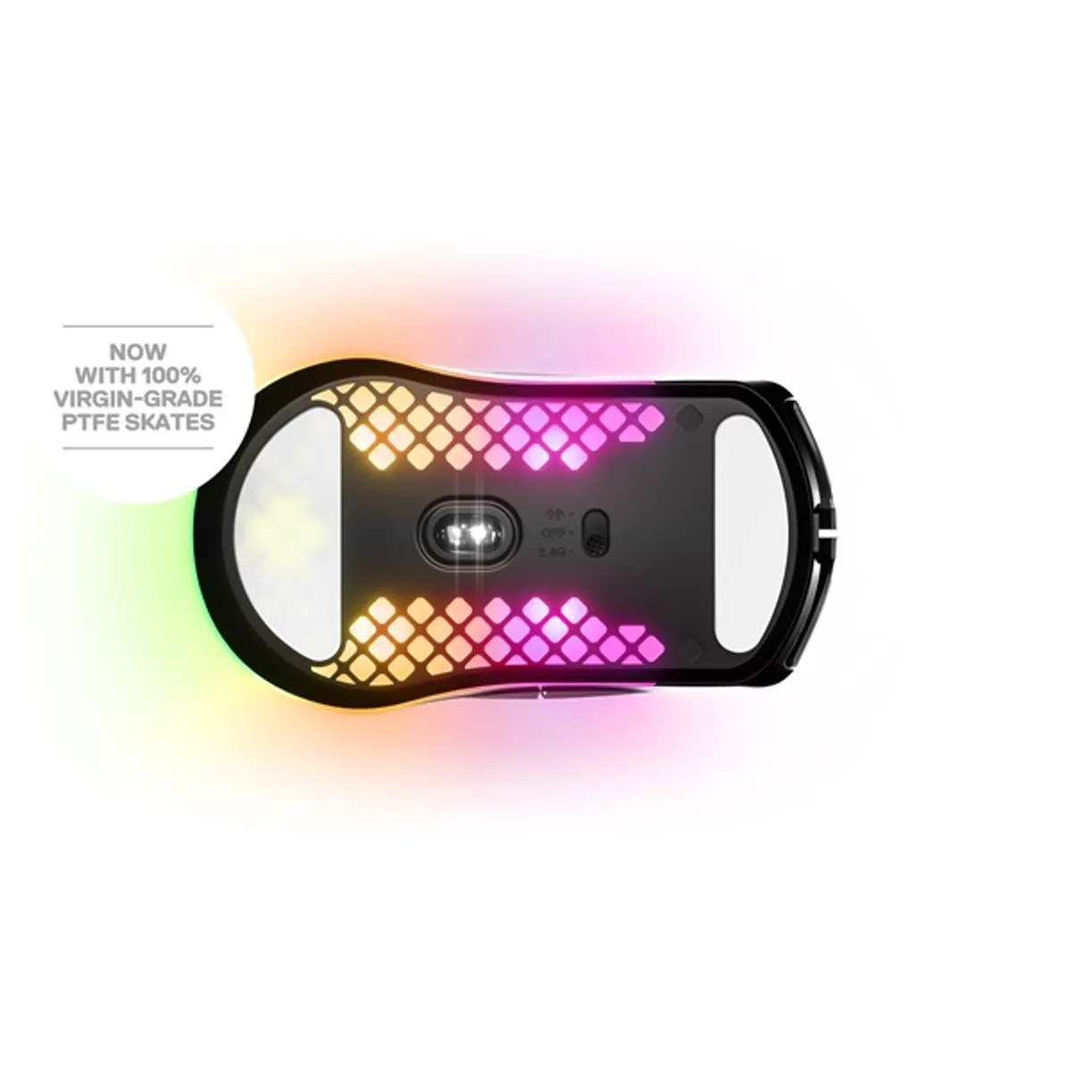SteelSeries 62612 Aerox 3 2022 wless TrueMove Air 18000 DPI Bluetooth 2.4 GHz DPI kapcsoló és programozható gombok #5