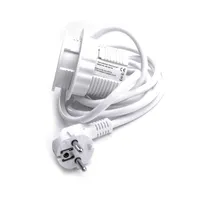 TOO GPS-202-1W süllyesztett hálózati elosztó fehér 1x Schuko 1,8 m IP20 #6