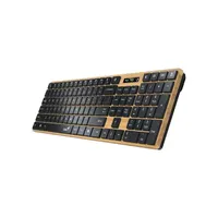 Genius 31320004404 vezeték nélküli billentyűzet fa kivitel magyar nyelv RF Bluetooth USB 10 m numerikus billentyűzet #4