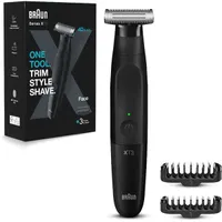 Braun 10AS490161 XT3100 hibrid borotva 4D-Flex penge SkinGuard vízálló 45 perc 1-5 mm fésűk