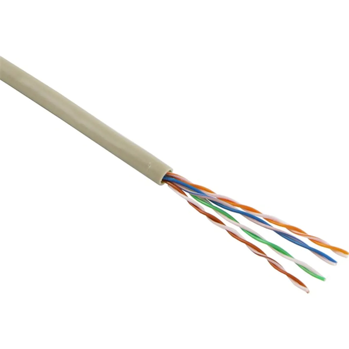 EXCEL 100-065 Cat5e U-UTP PVC kábel tömör 24 AWG szürke 305 m Eca #1