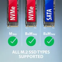 Axagon ADM2-AM USB-A 3.2 Gen2 M.2 NVMe SATA #6
