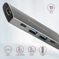Axagon HMC-5G21 SPEEDSTER 5in1 hub USB C és USB A 4 csatlakozók HDMI 1 10 Gbps #2