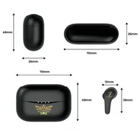OTL ZD0855 Legend of Zelda TWS fülhallgató Bluetooth 5.3 USB-C 6 óra fekete beépített mikrofon #5