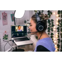 Audio-Technica ATH-M50XSTS-USB StreamSet Fekete USB-A PC MAC balos mikrofon 2 m 45 mm #7