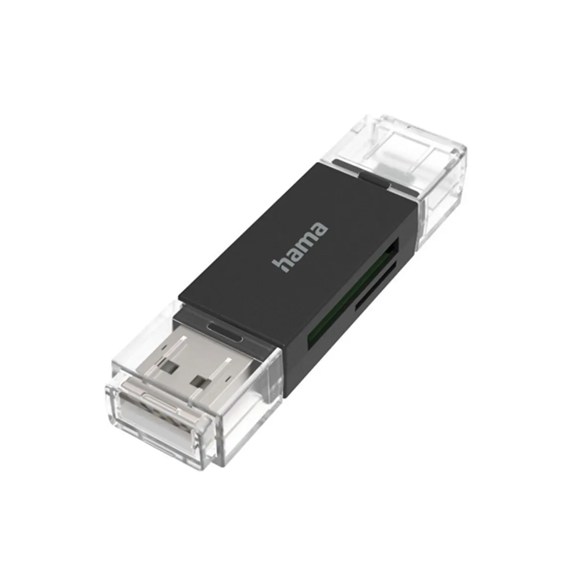Hama 00200130 sd és microSD kártyaolvasó usb-c usb 2.0 #1
