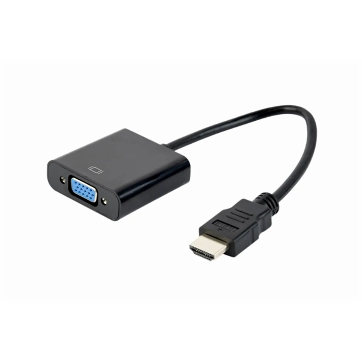 GEMBIRD A-HDMI-VGA-04 HDMI 1.4 VGA adapter fekete 15 cm #2